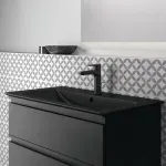 Casa si Gradina - Sanitare - Lavoar baie si accesorii - Lavoare si piedestale - Lavoar pe mobilier Ideal Standard Connect Air 84x46 cm negru mat - Infinity.ro