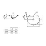 Casa si Gradina - Sanitare - Lavoar baie si accesorii - Lavoare si piedestale - Lavoar incastrat Ideal Standard Connect 62 cm alb lucios - Infinity.ro