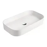 Casa si Gradina - Sanitare - Lavoar baie si accesorii - Lavoare si piedestale - Lavoar pe blat Fluminia Capri alb 75 cm - Infinity.ro