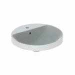 Casa si Gradina - Sanitare - Lavoar baie si accesorii - Lavoare si piedestale - Lavoar semiincastrat Geberit Variform rotund cu preaplin 48 cm - Infinity.ro