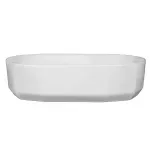 Casa si Gradina - Sanitare - Lavoar baie si accesorii - Lavoare si piedestale - Lavoar pe blat alb Fluminia Ariel 55 cm - Infinity.ro