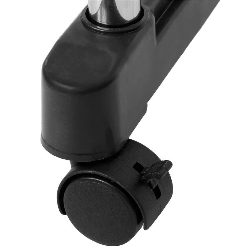 Casa si Gradina - Mobilier - Organizare si depozitare - Cuiere - Suport pentru haine pe roti, sina dubla, reglabil pe inaltime si latime, din aluminiu cromat, 155x45x150cm, argintiu - Infinity.ro