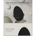 Casa si Gradina - Mobilier - Organizare si depozitare - Cuiere - SONGMICS Set 4 carlige perete, design oval din otel, 5 kg per carlig, 9x5x7 cm, negru - Infinity.ro