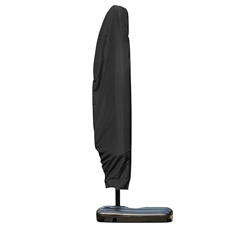 Casa si Gradina - Gradina si terasa - Umbrele si pavilioane - Umbrele - Umbrela terasa gradina, cu inclinare si husa, 300cm, Verde - Infinity.ro