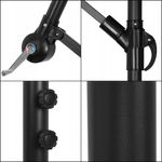 Casa si Gradina - Gradina si terasa - Umbrele si pavilioane - Umbrele - Umbrela de gradina cu brat lateral banana, cu husa, 300cm, verde - Infinity.ro