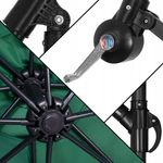 Casa si Gradina - Gradina si terasa - Umbrele si pavilioane - Umbrele - Umbrela de gradina cu brat lateral banana, cu husa, 300cm, verde - Infinity.ro