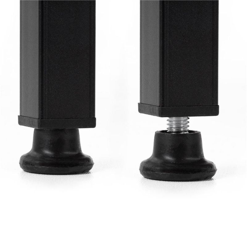 Casa si Gradina - Mobilier - Biblioteci si rafturi - Biblioteci - Etajera cu 4 rafturi, metal si MDF, stil industrial, 56x34x138 cm, maro inchis si negru - Infinity.ro