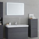 Casa si Gradina - Mobilier - Mobilier baie - Oglinzi baie - Oglinda dreptunghiulara, Kolpasan, Drava, cu iluminare LED, 100 x 70 cm - Infinity.ro