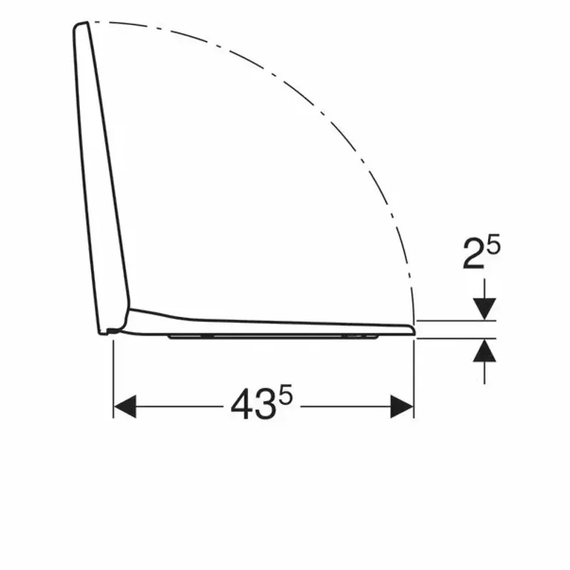 Casa si Gradina - Sanitare - Obiecte sanitare - Accesorii vase de toaleta - Capac wc softclose Geberit Selnova - Infinity.ro