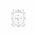 Casa si Gradina - Sanitare - Obiecte sanitare - Accesorii vase de toaleta - Capac wc soft close Villeroy&Boch O.Novo - Infinity.ro