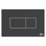Casa si Gradina - Sanitare - Obiecte sanitare - Accesorii vase de toaleta - Clapeta de actionare dubla comanda Ideal Standard Solea P2 negru mat actionare pneumatica - Infinity.ro