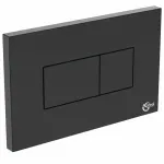 Casa si Gradina - Sanitare - Obiecte sanitare - Accesorii vase de toaleta - Clapeta de actionare dubla comanda Ideal Standard Solea P2 negru mat actionare pneumatica - Infinity.ro