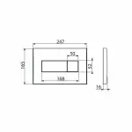 Casa si Gradina - Sanitare - Obiecte sanitare - Accesorii vase de toaleta - Clapeta de actionare Alca Basic M378 - Infinity.ro