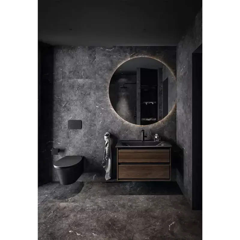 Casa si Gradina - Sanitare - Obiecte sanitare - Accesorii vase de toaleta - Clapeta de actionare Ideal Standard ProSys Oleas M3 negru mat - Infinity.ro