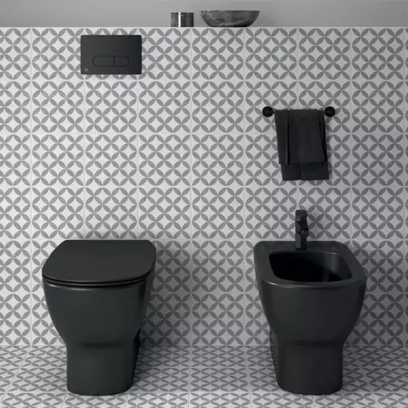 Casa si Gradina - Sanitare - Obiecte sanitare - Accesorii vase de toaleta - Clapeta de actionare Ideal Standard ProSys Oleas M3 negru mat - Infinity.ro