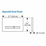 Casa si Gradina - Sanitare - Obiecte sanitare - Accesorii vase de toaleta - Clapeta de actionare Geberit Sigma50 aspect de beton/butoane rose gold - Infinity.ro