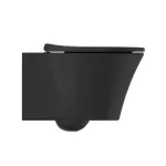 Casa si Gradina - Sanitare - Obiecte sanitare - Accesorii vase de toaleta - Capac wc slim softclose Ideal Standard Connect Air negru mat - Infinity.ro