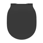 Casa si Gradina - Sanitare - Obiecte sanitare - Accesorii vase de toaleta - Capac wc slim softclose Ideal Standard Connect Air negru mat - Infinity.ro