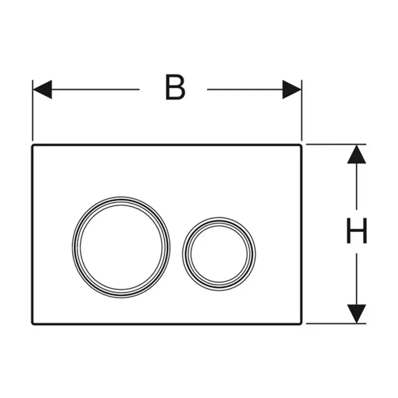 Casa si Gradina - Sanitare - Obiecte sanitare - Accesorii vase de toaleta - Clapeta de actionare Geberit Sigma21 lava gri inchis cromat - Infinity.ro