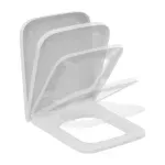 Casa si Gradina - Sanitare - Obiecte sanitare - Accesorii vase de toaleta - Capac WC Ideal Standard Atelier Blend Cube softclose alb lucios - Infinity.ro
