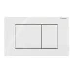 Casa si Gradina - Sanitare - Obiecte sanitare - Accesorii vase de toaleta - Clapeta de actionare Geberit Sigma40 Slim alb finisaj lucios - Infinity.ro