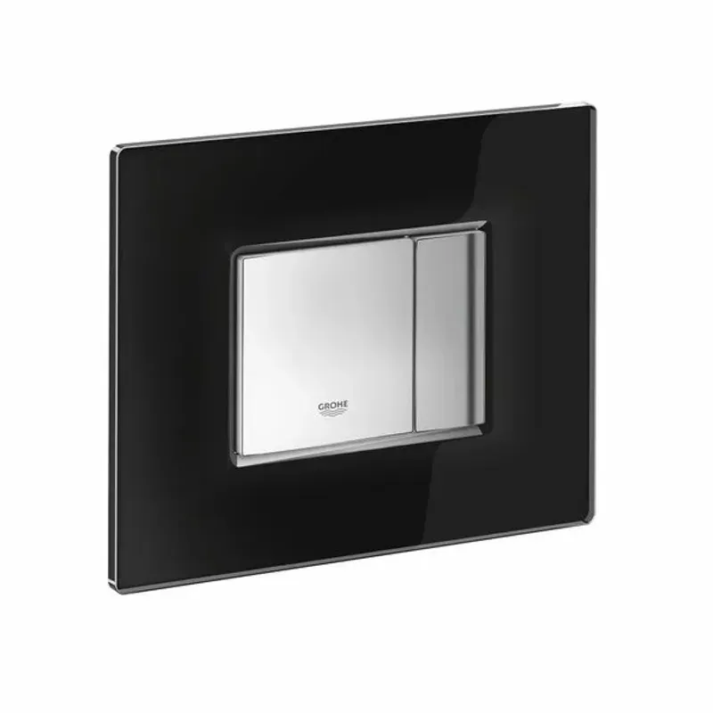 Casa si Gradina - Sanitare - Obiecte sanitare - Accesorii vase de toaleta - Clapeta de actionare Grohe Skate Cosmopolitan sticla neagra - Infinity.ro