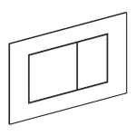 Casa si Gradina - Sanitare - Obiecte sanitare - Accesorii vase de toaleta - Clapeta de actionare Geberit Sigma40 Slim negru finisaj lucios - Infinity.ro