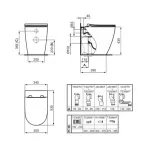 Casa si Gradina - Sanitare - Obiecte sanitare - Accesorii vase de toaleta - Capac WC softclose Ideal Standard i.life O alb slim Quick Release - Infinity.ro