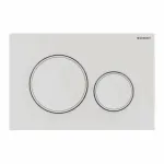 Casa si Gradina - Sanitare - Obiecte sanitare - Accesorii vase de toaleta - Clapeta de actionare Geberit Sigma20 alb mat - Infinity.ro