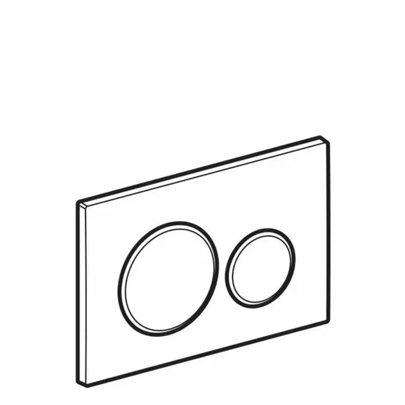 Casa si Gradina - Sanitare - Obiecte sanitare - Accesorii vase de toaleta - Clapeta de actionare Geberit Sigma20 alb mat - Infinity.ro