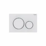 Casa si Gradina - Sanitare - Obiecte sanitare - Accesorii vase de toaleta - Clapeta de actionare Geberit Sigma20 alb mat / crom lucios EasyToClean - Infinity.ro