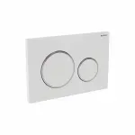 Casa si Gradina - Sanitare - Obiecte sanitare - Accesorii vase de toaleta - Clapeta de actionare Geberit Sigma20 alb mat / crom lucios EasyToClean - Infinity.ro