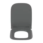 Casa si Gradina - Sanitare - Obiecte sanitare - Accesorii vase de toaleta - Capac WC softclose Ideal Standard i.life B gri slim Quick Release - Infinity.ro