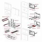 Casa si Gradina - Sanitare - Obiecte sanitare - Accesorii vase de toaleta - Clapeta de actionare Alca FUN alunox-mat - Infinity.ro