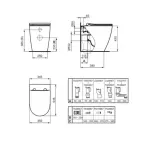 Casa si Gradina - Sanitare - Obiecte sanitare - Accesorii vase de toaleta - Capac WC Ideal Standard i.life O alb slim Quick Release - Infinity.ro