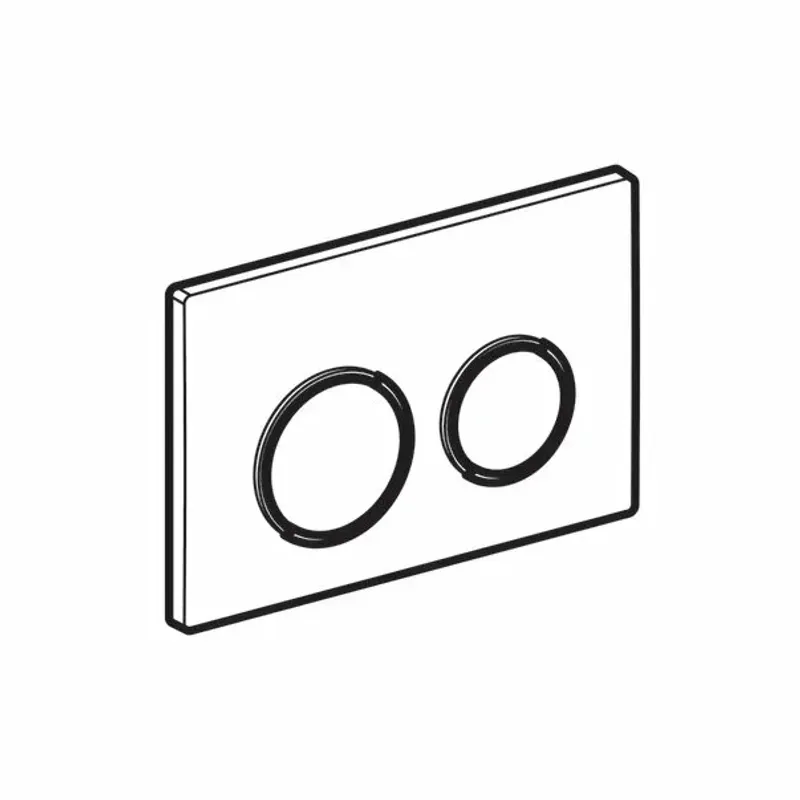 Casa si Gradina - Sanitare - Obiecte sanitare - Accesorii vase de toaleta - Clapeta de actionare Geberit Omega20 alb/inele aurii - Infinity.ro