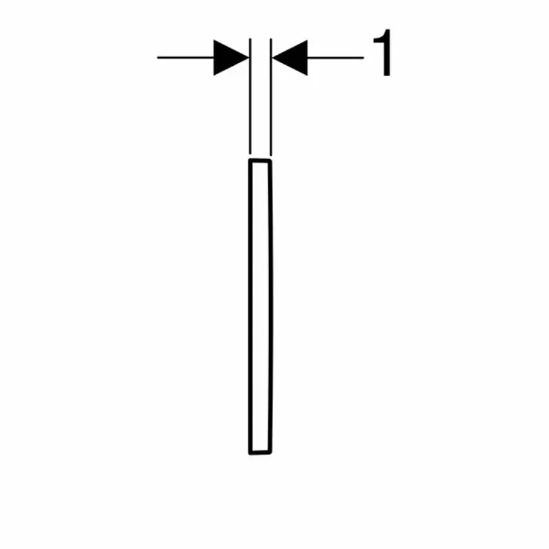 Casa si Gradina - Sanitare - Obiecte sanitare - Accesorii vase de toaleta - Clapeta de actionare Geberit Omega30 negru crom lucios - Infinity.ro
