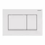 Casa si Gradina - Sanitare - Obiecte sanitare - Accesorii vase de toaleta - Clapeta de actionare Geberit Sigma30 alb 2 butoane - Infinity.ro