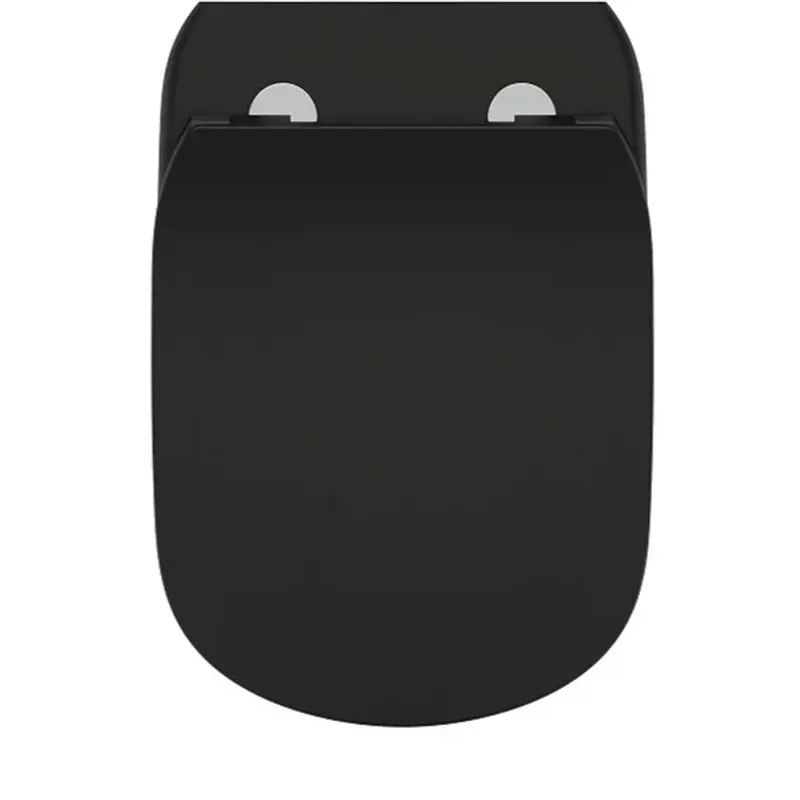 Casa si Gradina - Sanitare - Obiecte sanitare - Accesorii vase de toaleta - Capac WC soft-close negru Ideal Standard Tesi oval - Infinity.ro