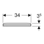 Casa si Gradina - Sanitare - Obiecte sanitare - Accesorii vase de toaleta - Capac wc pentru copii Geberit Bambini alb - Infinity.ro
