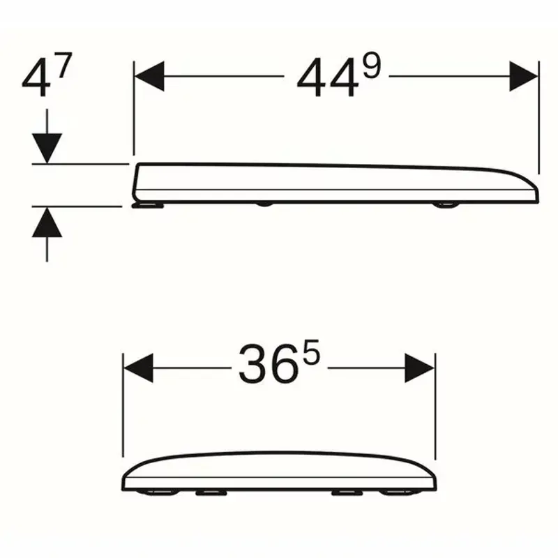 Casa si Gradina - Sanitare - Obiecte sanitare - Accesorii vase de toaleta - Capac wc Geberit iCon Square inchidere lenta - Infinity.ro