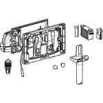 Casa si Gradina - Sanitare - Obiecte sanitare - Accesorii vase de toaleta - Kit Geberit DuoFresh cu declansare automata cromat pentru rezervor incastrat Sigma 8 cm - Infinity.ro