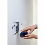 Casa si Gradina - Sanitare - Obiecte sanitare - Accesorii vase de toaleta - Kit Geberit DuoFresh cu declansare automata gri antracit pentru rezervor incastrat Sigma 12 cm - Infinity.ro