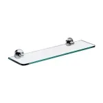 Casa si Gradina - Sanitare - Suporturi si accesorii baie - Accesorii baie - Etajera sticla Ferro Smile crom lucios - Infinity.ro