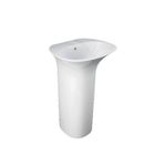 Casa si Gradina - Sanitare - Lavoar baie si accesorii - Lavoare si piedestale - Lavoar stativ Rak, Sensation, fara orificiu pentru baterie, alb, 55 x 46 cm - Infinity.ro