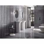 Casa si Gradina - Sanitare - Lavoar baie si accesorii - Lavoare si piedestale - Lavoar stativ Rak, Sensation, fara orificiu pentru baterie, alb, 55 x 46 cm - Infinity.ro