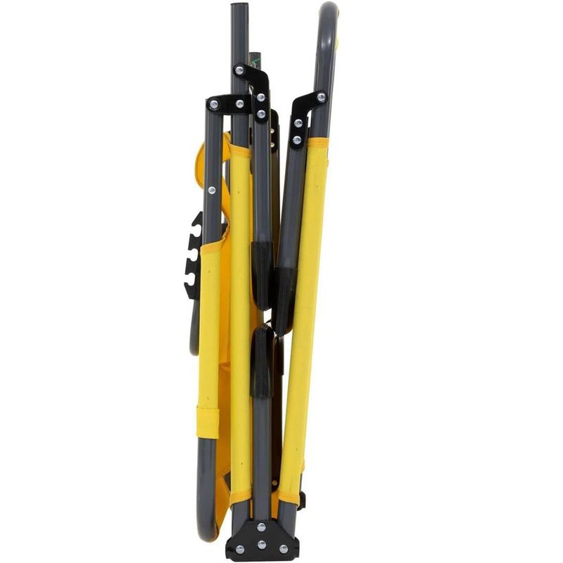 Casa si Gradina - Gradina si terasa - Balansoare si hamace - Balansoare - Sezlong 5Five Beach Chair, cadru metalic, pliere compacta, 173x56x27 cm, galben - Infinity.ro