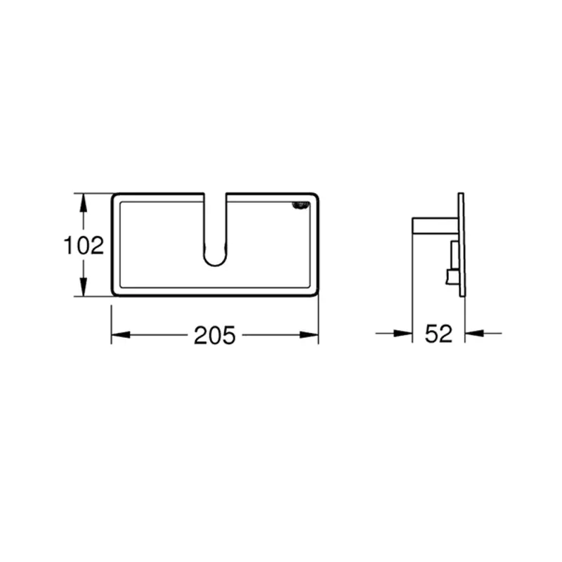 Casa si Gradina - Sanitare - Suporturi si accesorii baie - Accesorii baie - Etajera Grohe EasyReach alba - Infinity.ro