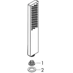 Casa si Gradina - Sanitare - Lavoar baie si accesorii - Baterii sanitare - Para de dus Hansgrohe Pulsify E 100 1 functie - Infinity.ro