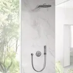 Casa si Gradina - Sanitare - Lavoar baie si accesorii - Baterii sanitare - Agatatoare dus Grohe Rainshower antracit periat Hard Graphite - Infinity.ro